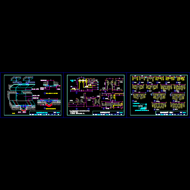 变形缝构件图纸CAD大样图纸 - 1