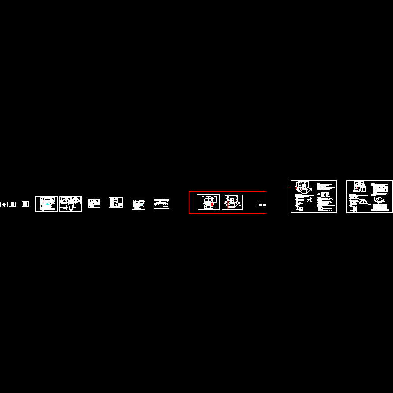 石武客专三跨连续梁挂篮设计CAD图纸 - 1