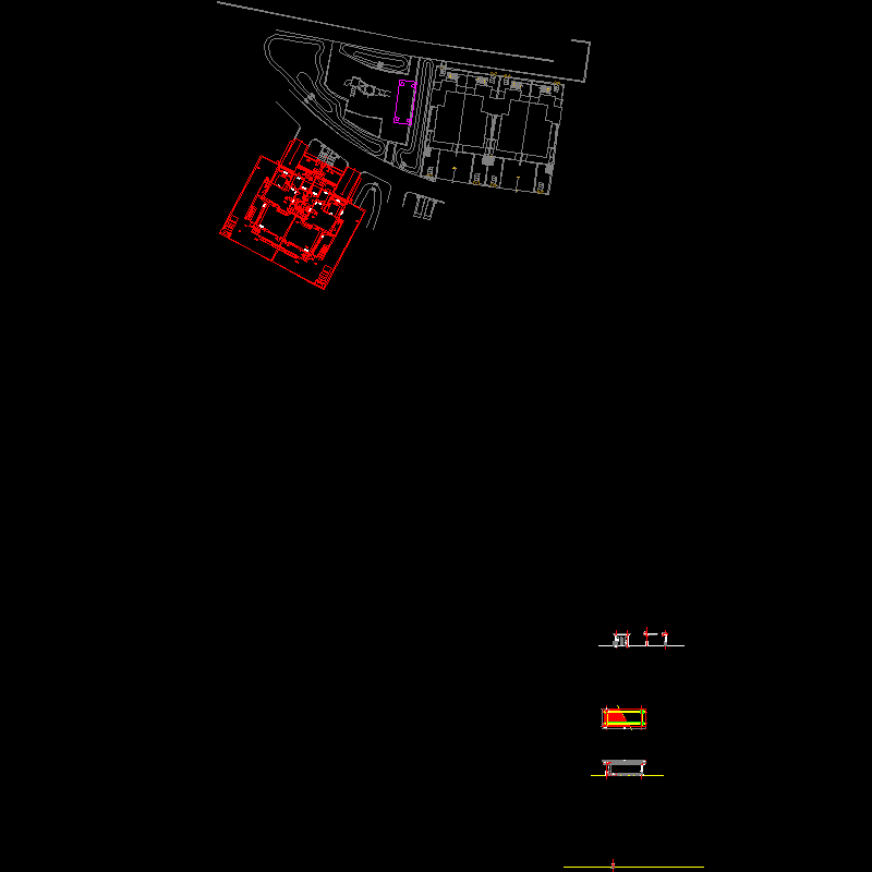 园林景观节点CAD详图纸-方通木廊架CAD详图纸设计 - 1