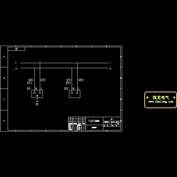 FA471伺服电机原理CAD图纸 - 4