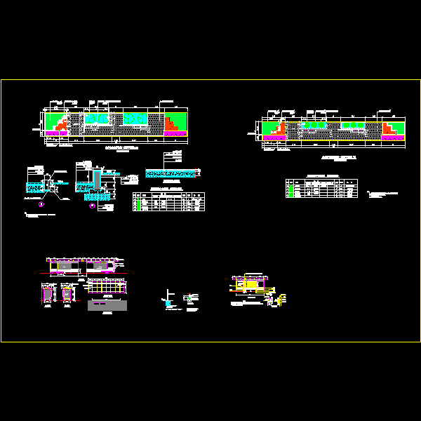 金化市公交车站设计方案(CAD平面图) - 1