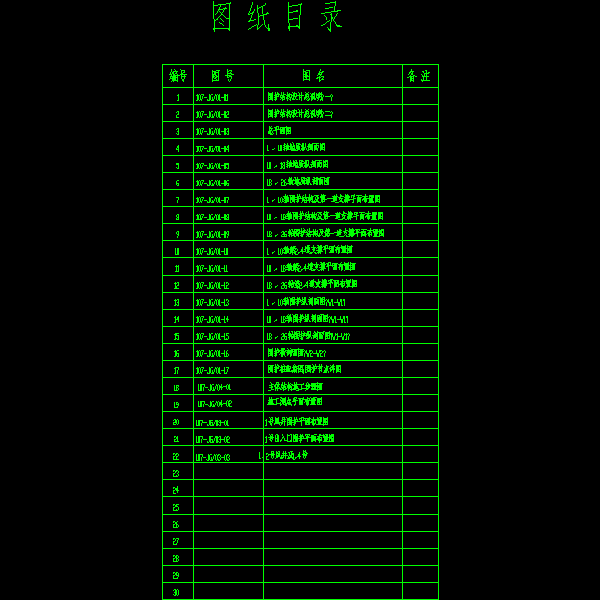 00图纸目录.dwg