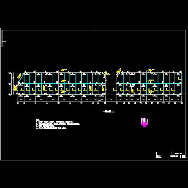 一层梁配筋图平面图.dwg