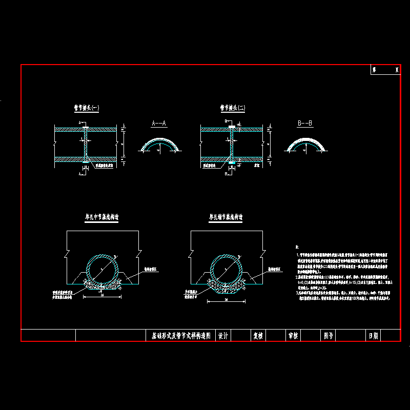 基础形式及管节式样图.dwg