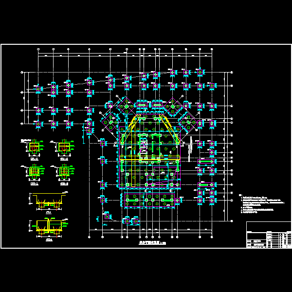 高层住宅结构CAD施工图纸 - 1