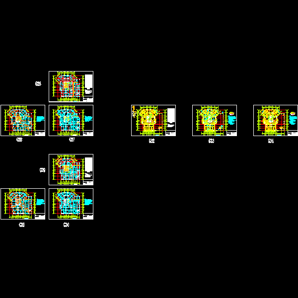 高层住宅结构CAD施工图纸 - 4