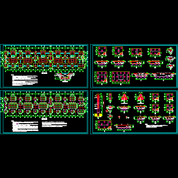 桩基础构造详细设计CAD图纸 - 1