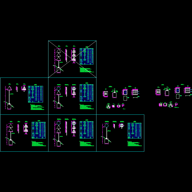 s2-8-5单柱式标志结构设计图4.dwg