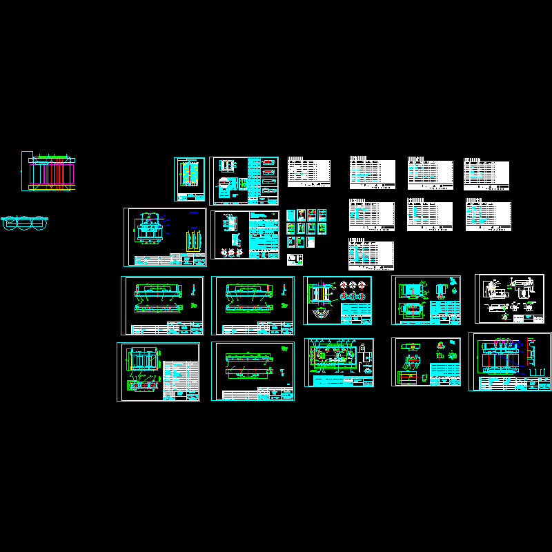 S11-800变压器CAD详图纸 - 1