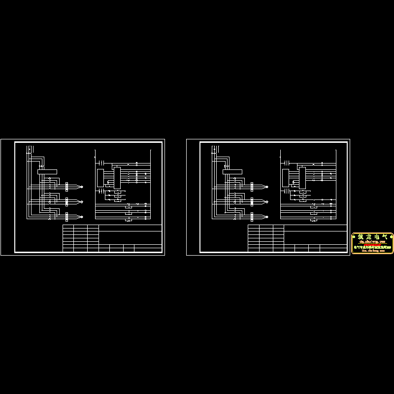 7.5kw变频一拖三.dwg