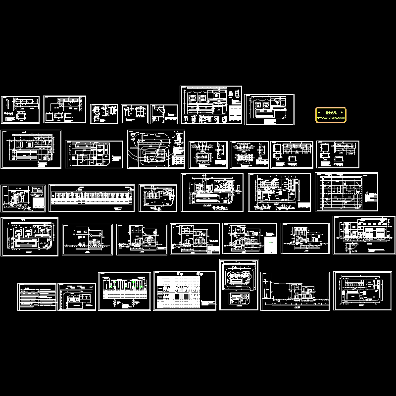 3层35kV变电站电气CAD图纸 - 1