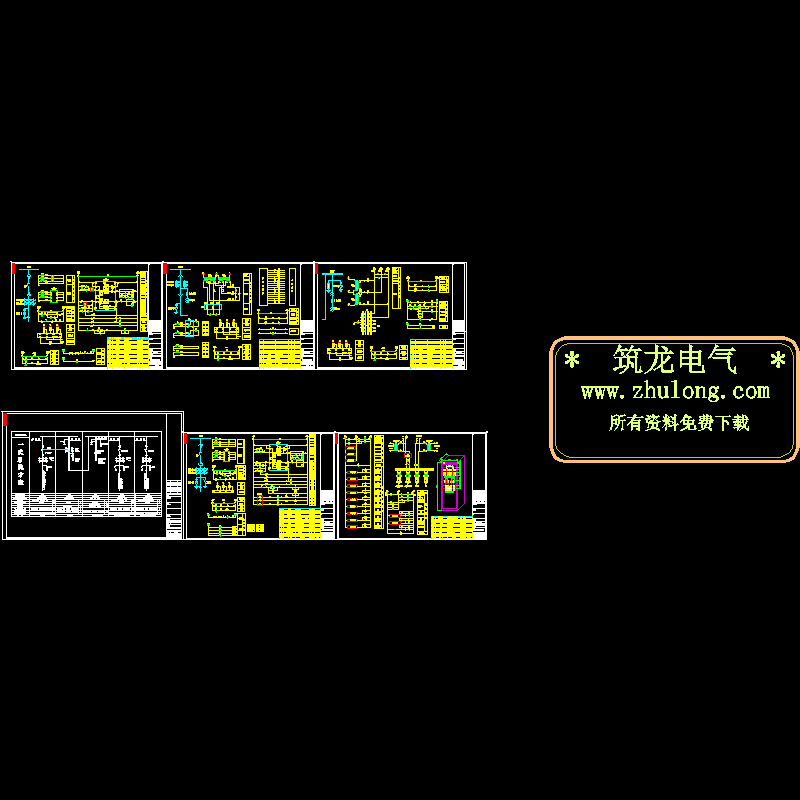 10KV变电站电气CAD图纸 - 1