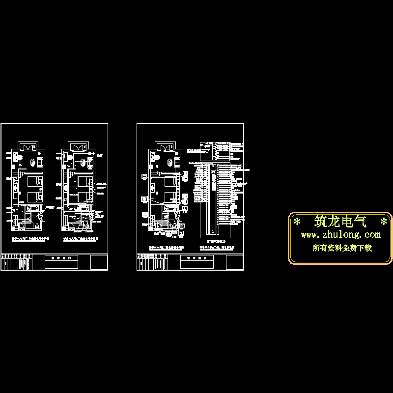 酒店客房智能控制系统CAD图纸 - 1