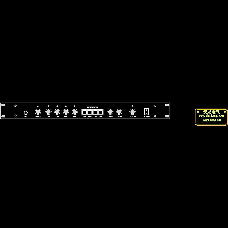 前置放大器.dwg