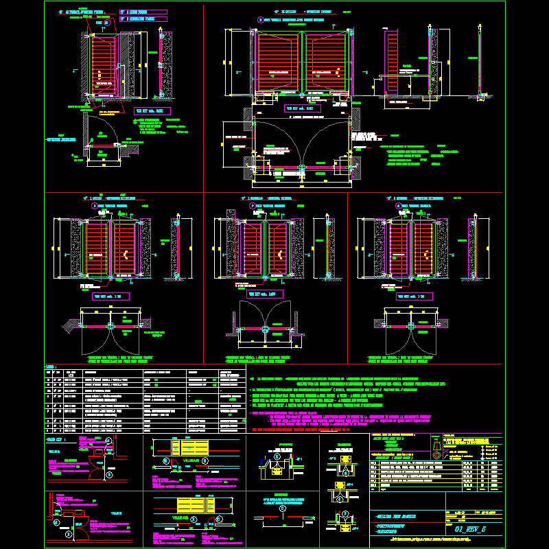 002-自动钢大门详图2.dwg