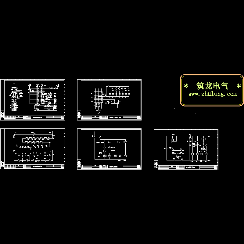 各种天车控制原理CAD图纸 - 1