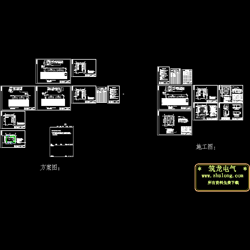 医药仓库配电室电气CAD图纸 - 1