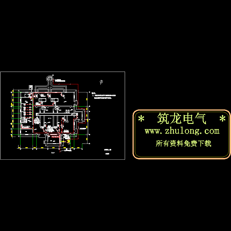 锅炉房配电布置CAD图纸 - 1