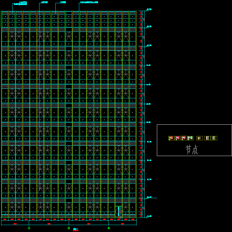 幕墙节点CAD详图纸 - 1