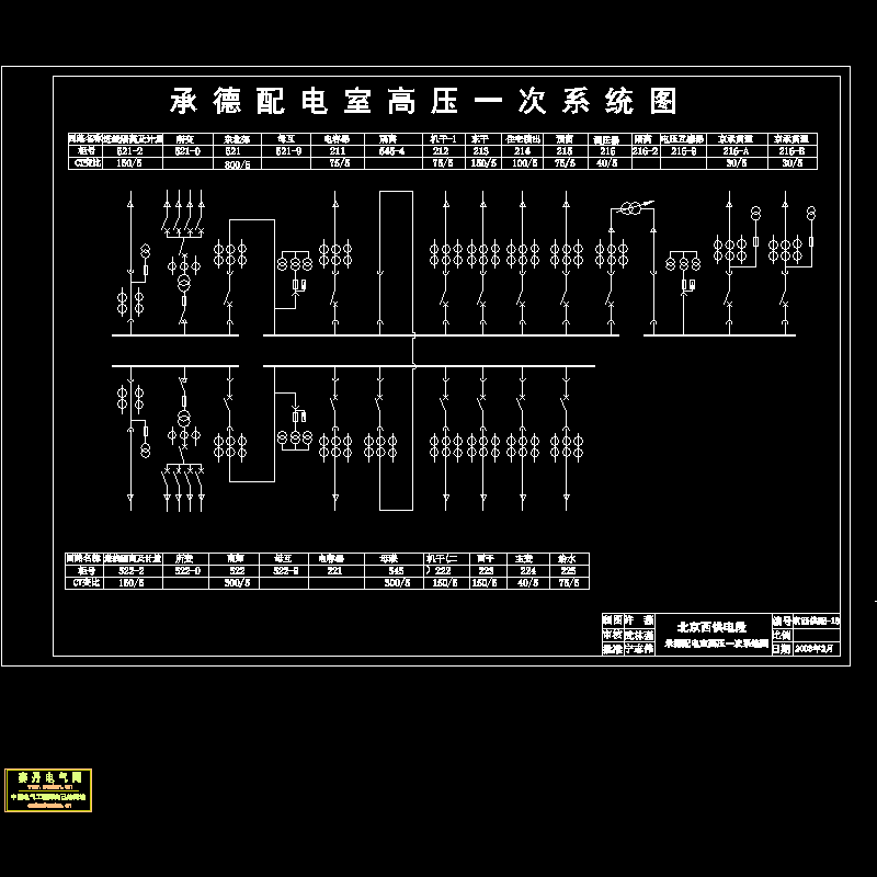 配电室高压CAD图纸 - 1