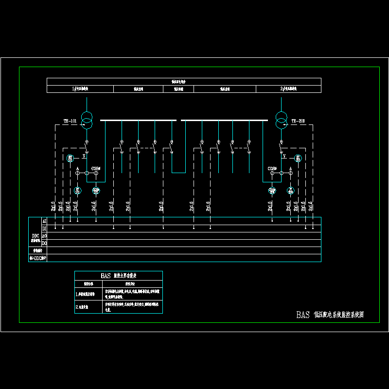 09_BAS低压配电系统监控系统CAD图纸 - 1
