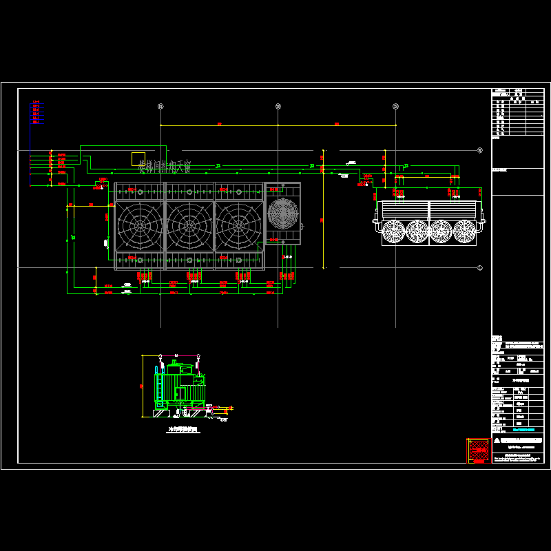 冷却塔详图纸CAD版本 - 1