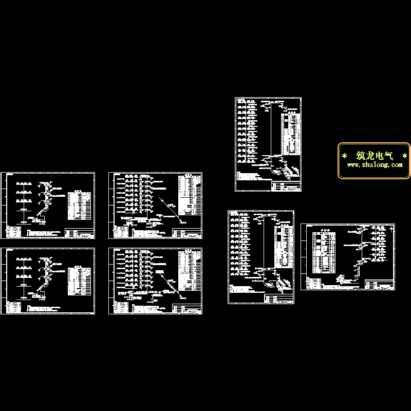 电表箱安装接线CAD图纸 - 1