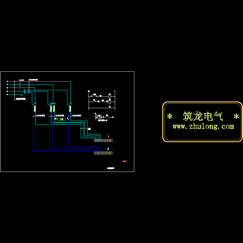 阻波器箱接线CAD图纸 - 1