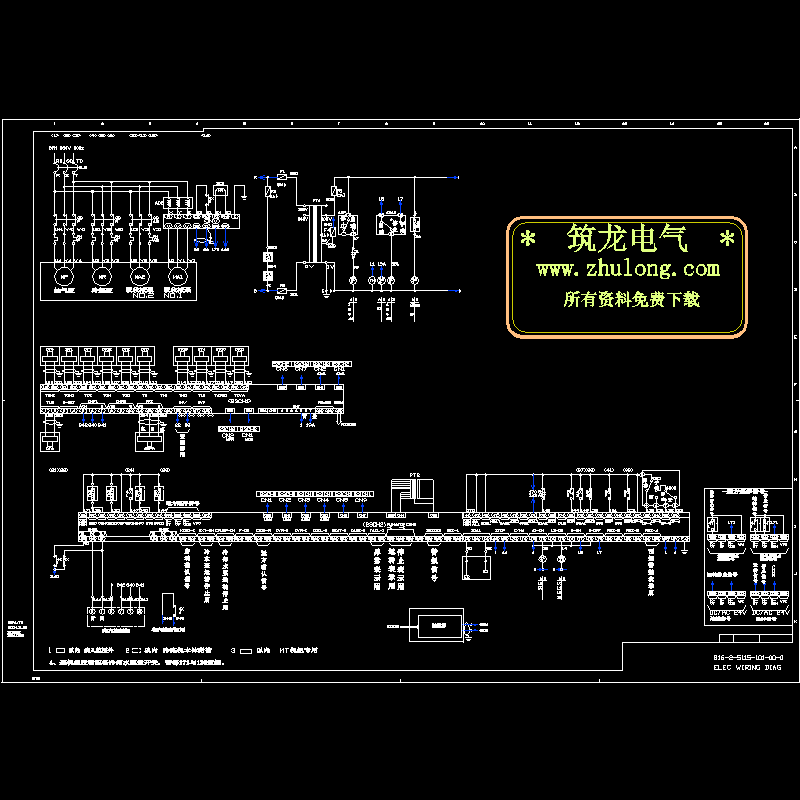 制冷机电器原理CAD图纸 - 1