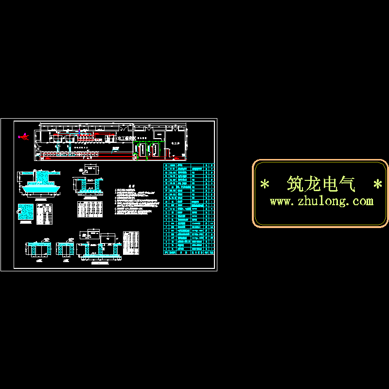 配电房平面布置CAD图纸 - 1