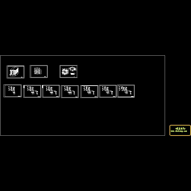 箱式变电站电气系统CAD图纸 - 1