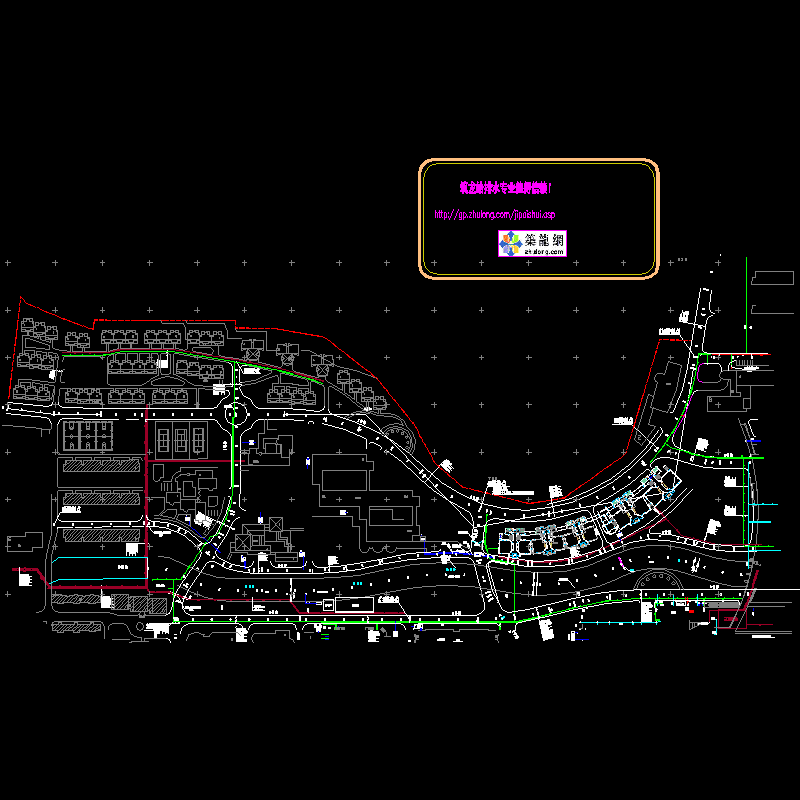 小区市政管线综合CAD图纸 - 1