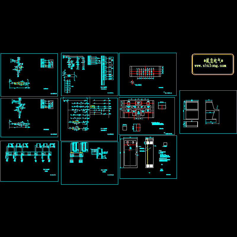 热水锅炉全套电气控制原理CAD图纸 - 1