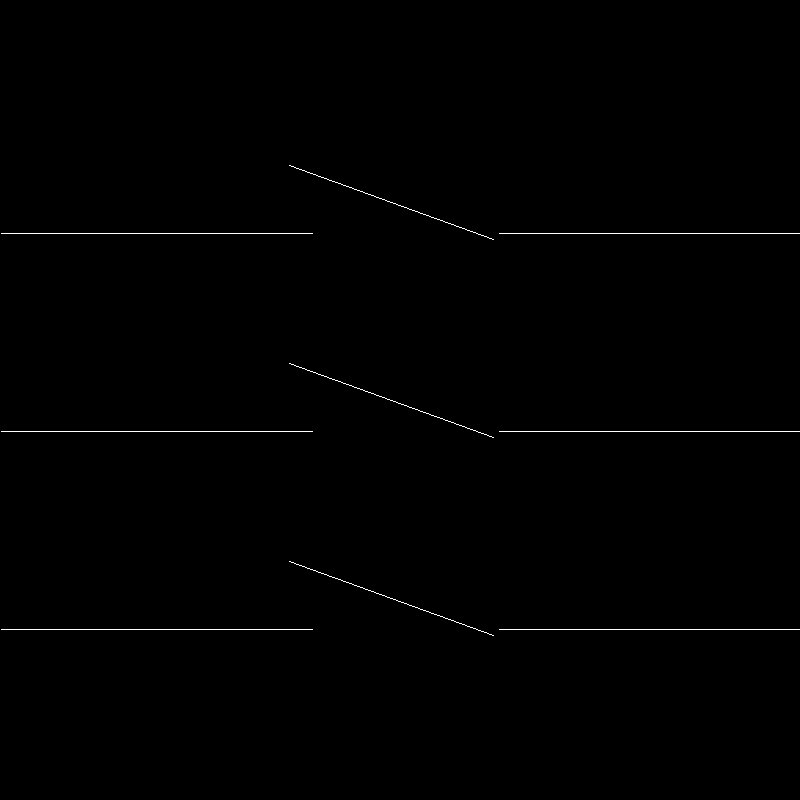 三极刀开关水平.dwg