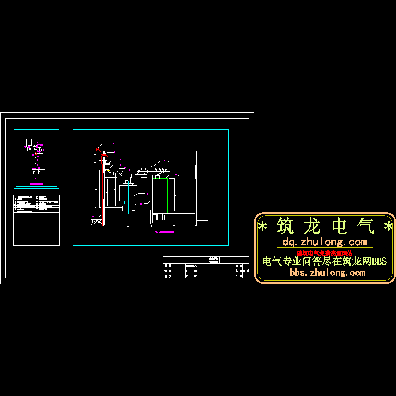 小区配电装置安装CAD图纸 - 1
