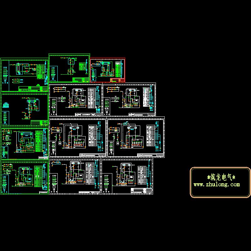 多种电机控制原理CAD图纸 - 1