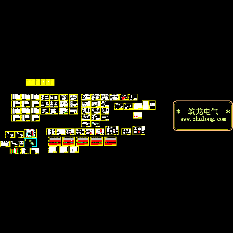 110kV电缆线路全套电气CAD施工图纸 - 1