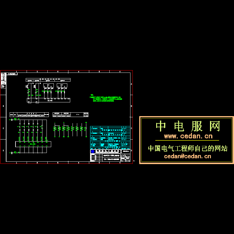 35kV进线备自投二次接线原理CAD图纸 - 1