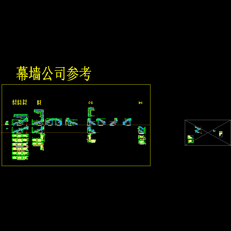 室外庭院楼梯详图纸设计（CAD） - 1