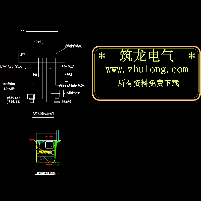 等电位系统 卫生间.dwg