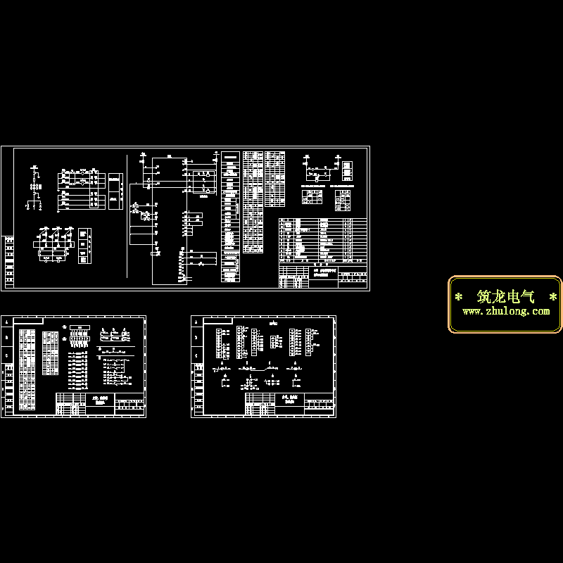 10KV线路保护原理接线CAD图纸 - 1