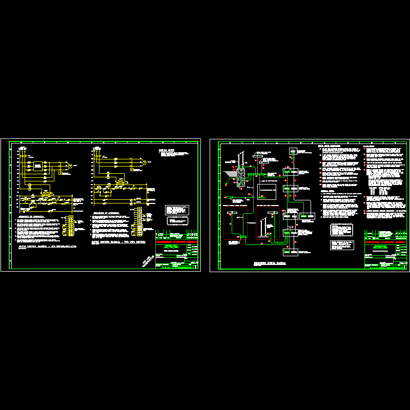 电机MCC和电气接地CAD图纸 - 1