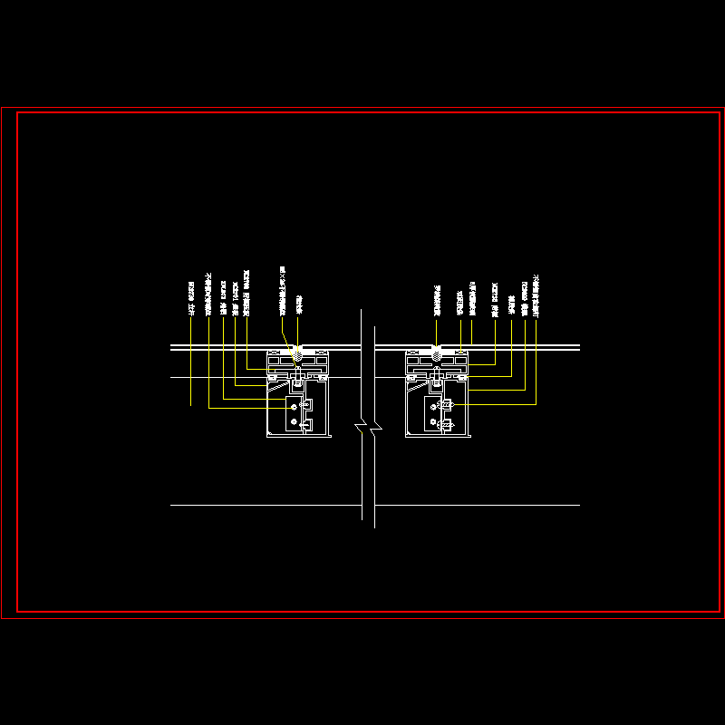 隐框幕墙及铝塑板幕墙节点构造CAD详图纸（六） - 1