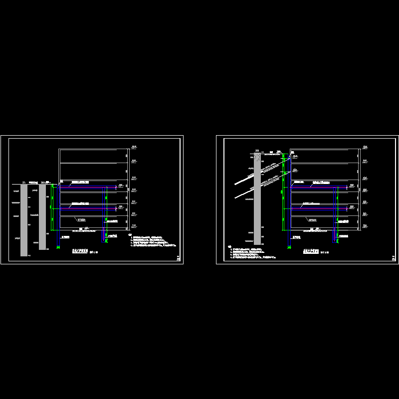 基坑支护剖面.dwg