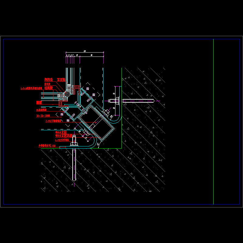 玻璃幕墙1节点图3.dwg