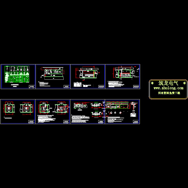 高压配电室设计CAD图纸 - 1