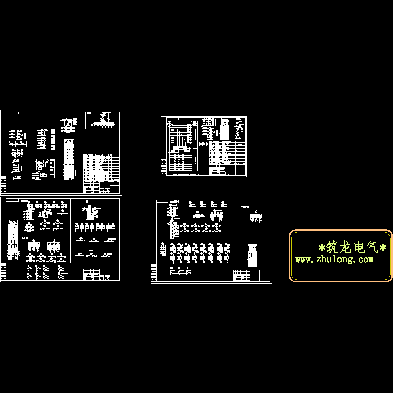 美式箱变接线原理CAD图纸 - 1