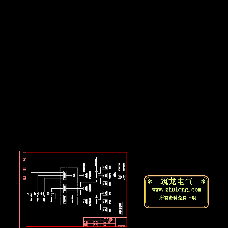 舞台监控系统CAD图纸 - 1