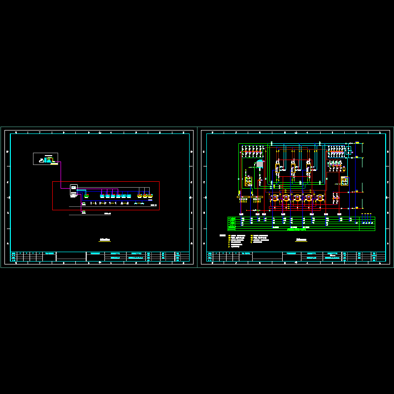空调自控系统CAD图纸、监控原理CAD图纸 - 1