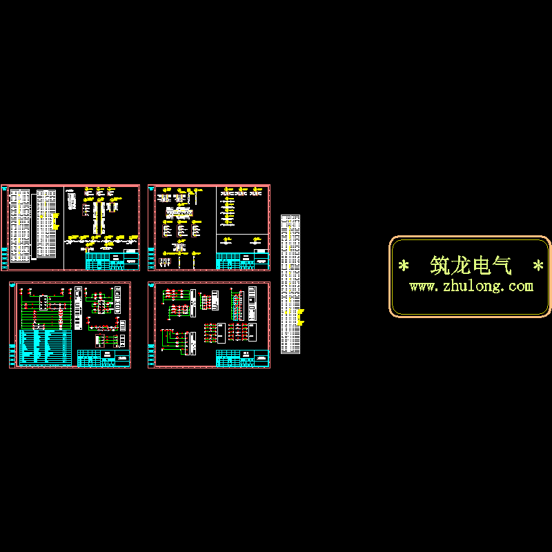 XGN-2高压开关柜电气CAD图纸 - 1